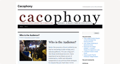 Desktop Screenshot of cac.ophony.org